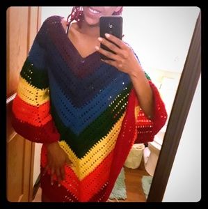 Crothet Poncho By. Me